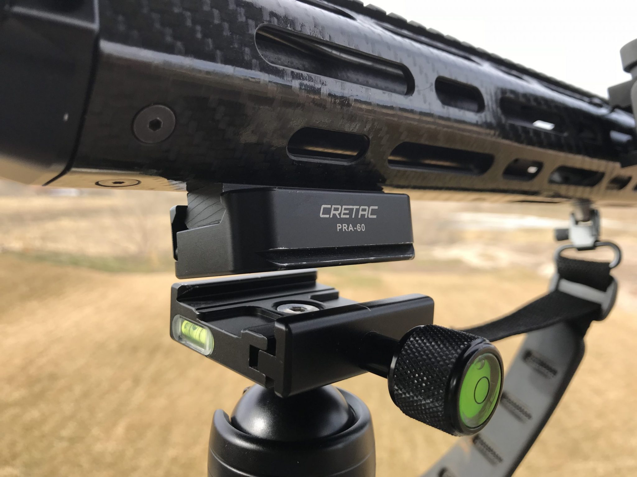 CRETAC Picatinny Rail to ArcaSwiss Adapter for Night Stalker Tripods